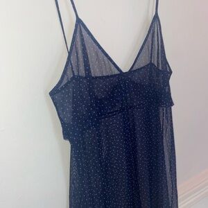 Sheer dark blue  Nightgown